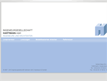 Tablet Screenshot of ib-hartmann.de